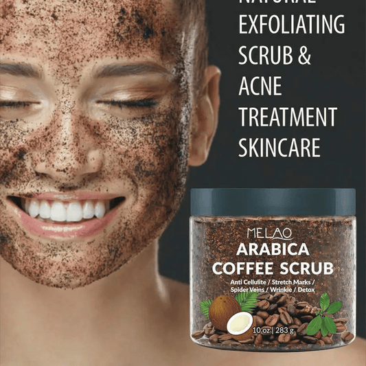 Coffee body scrub product image showcasing natural exfoliating scrub for radiant skin.