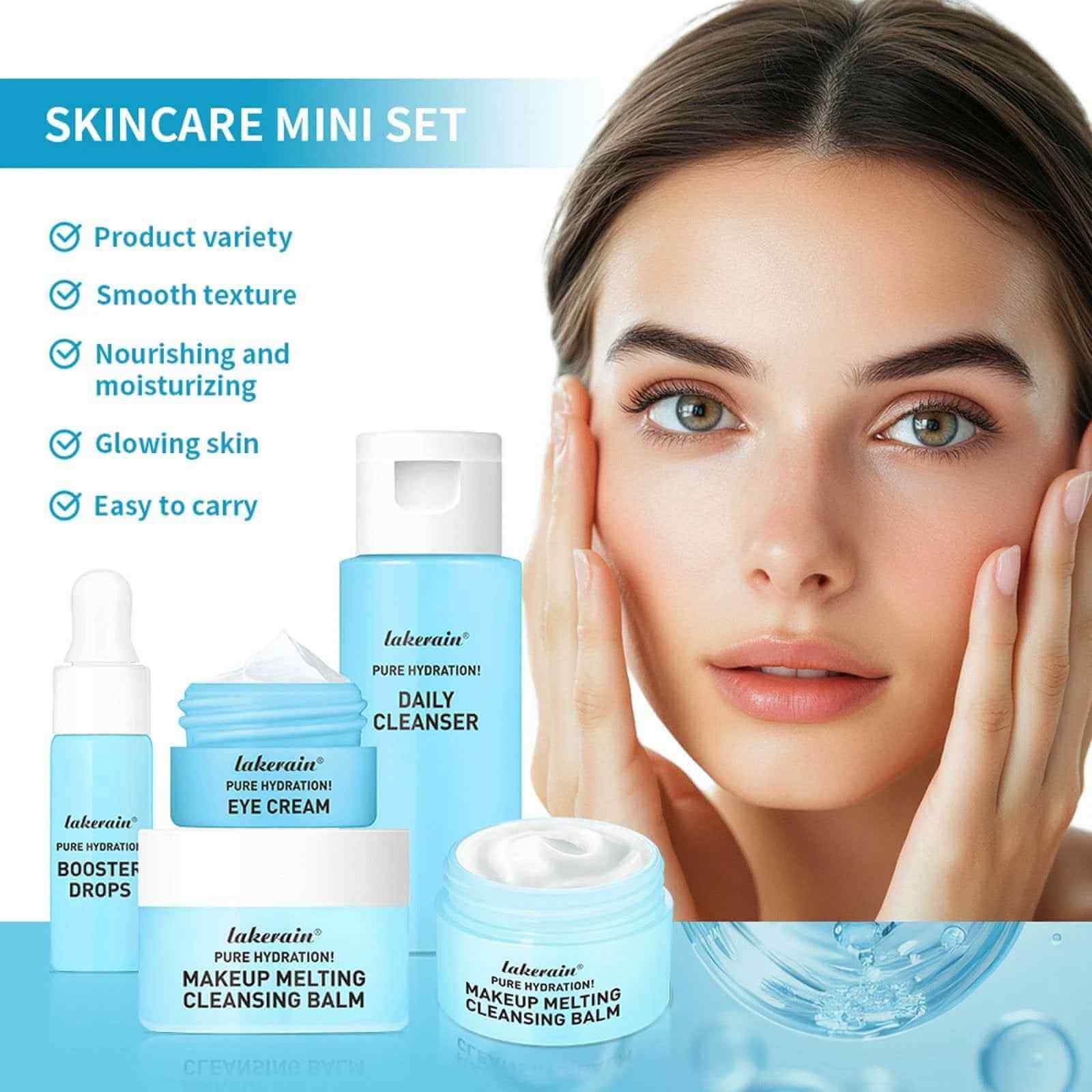Blue Mini Facial Care Kit
