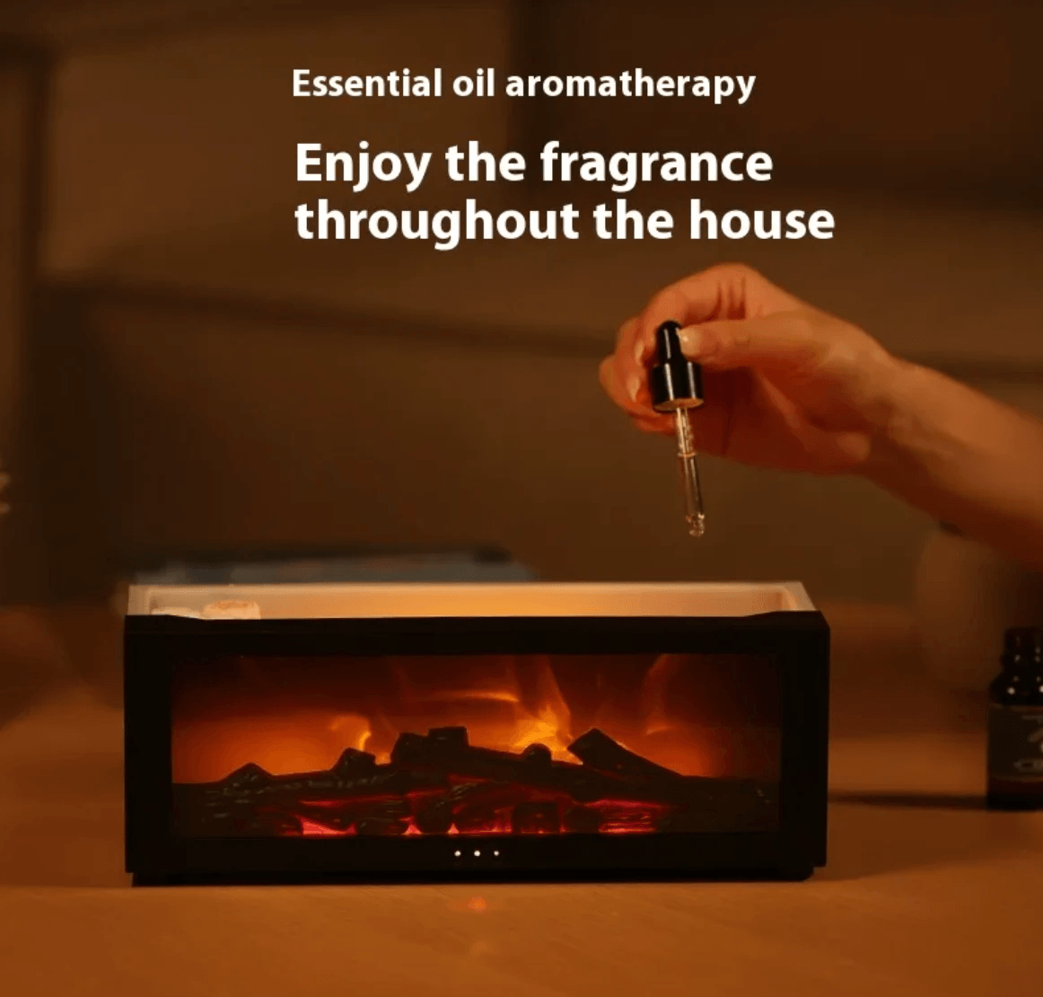 3D Flame Aromatherapy Diffuser by Pampering Heaven