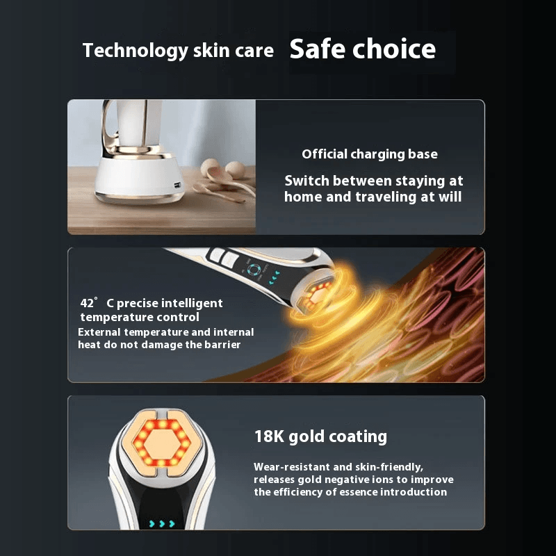 Ultrasonic EMS Beauty Device by Pampering Heaven