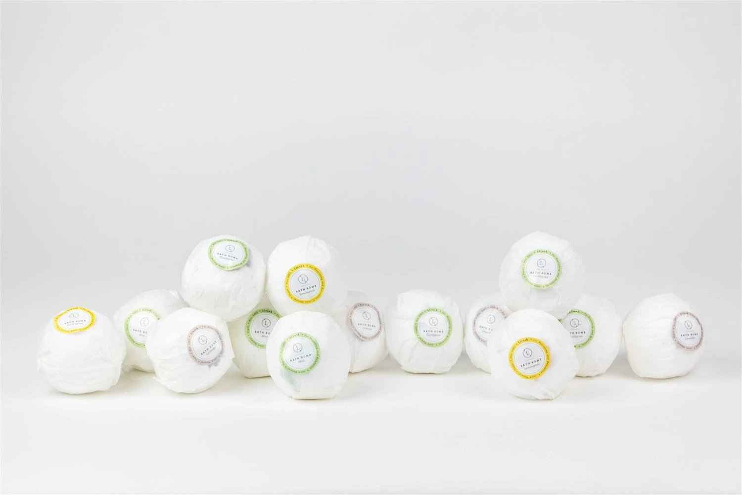 Bath Bombs Gift Box, Set of 14 Big 100% Natural Relaxing Bath Bombs