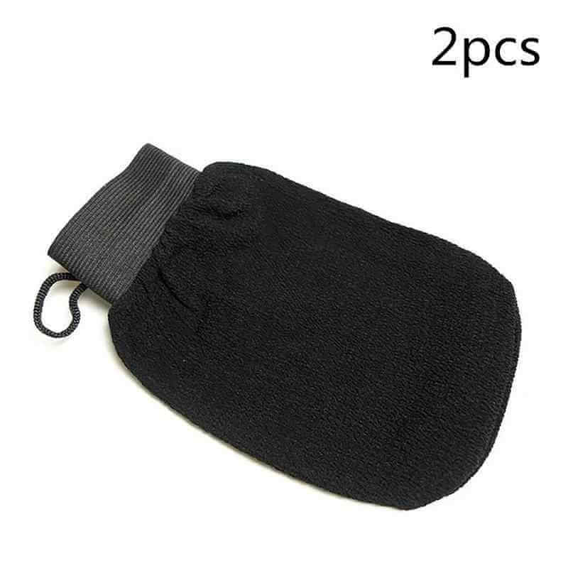 Multicolor Rayon Bath Gloves for Exfoliating Skin