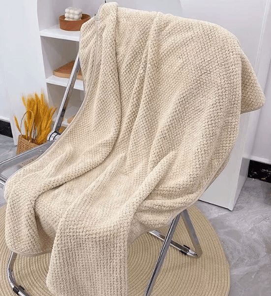 Large Quick-Drying Cotton Bath Towel for Women by Pampering Heaven