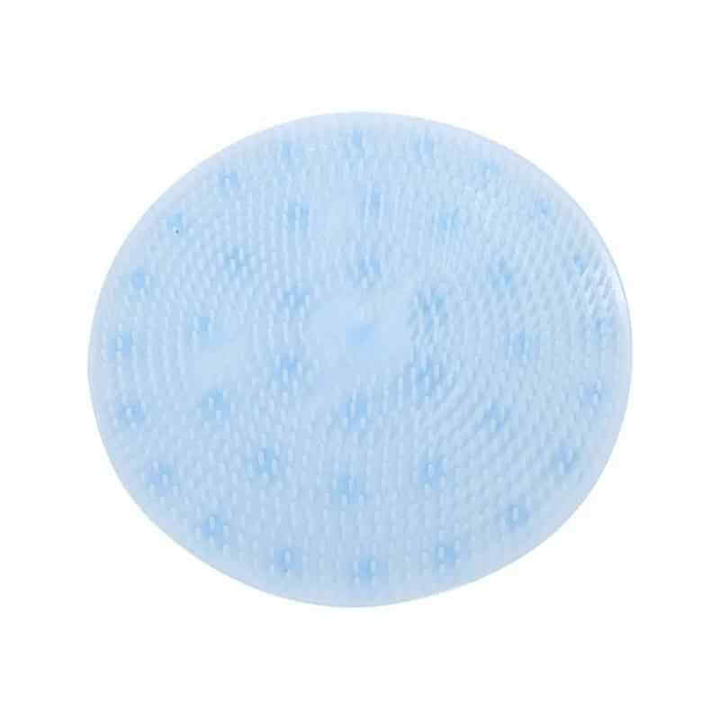 Silicone Bath Brush with Suction Cup for Massage