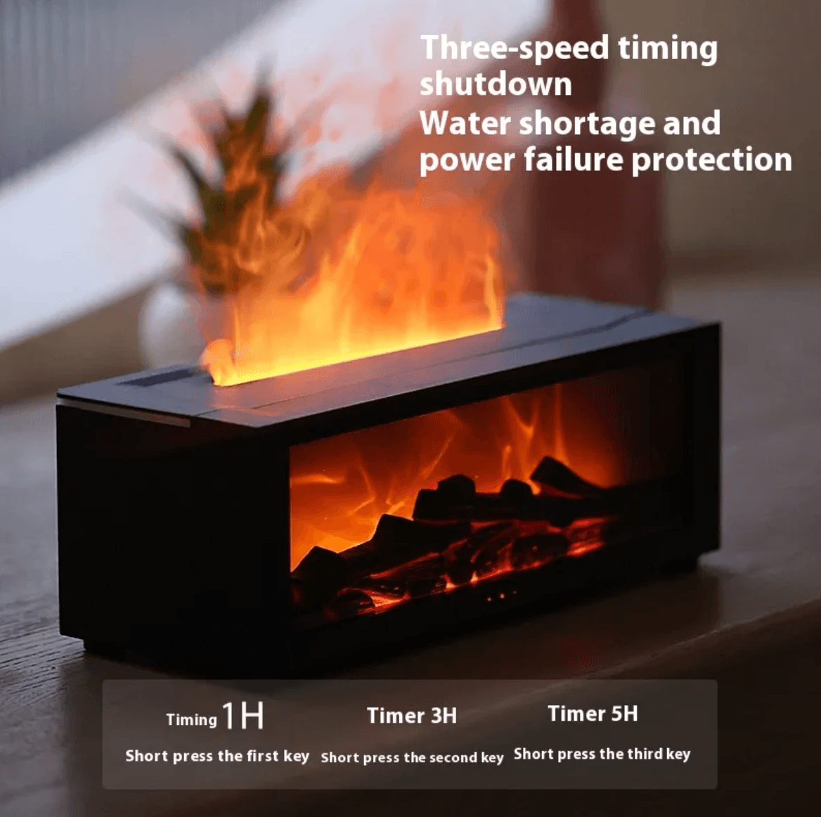 3D Flame Aromatherapy Diffuser by Pampering Heaven