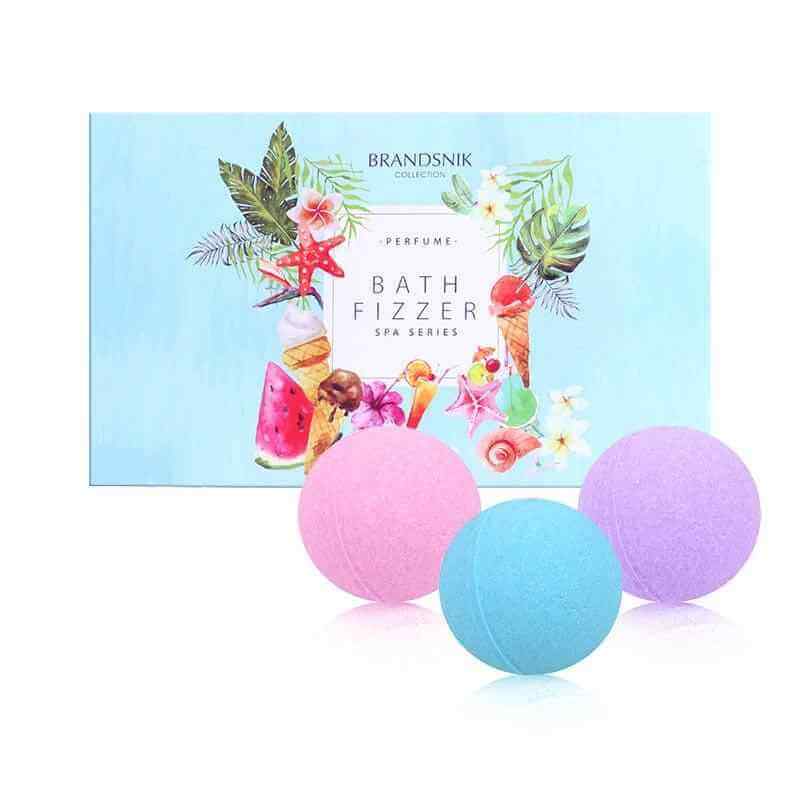 Aromatherapy Bath Bombs Set with Essential Oils
