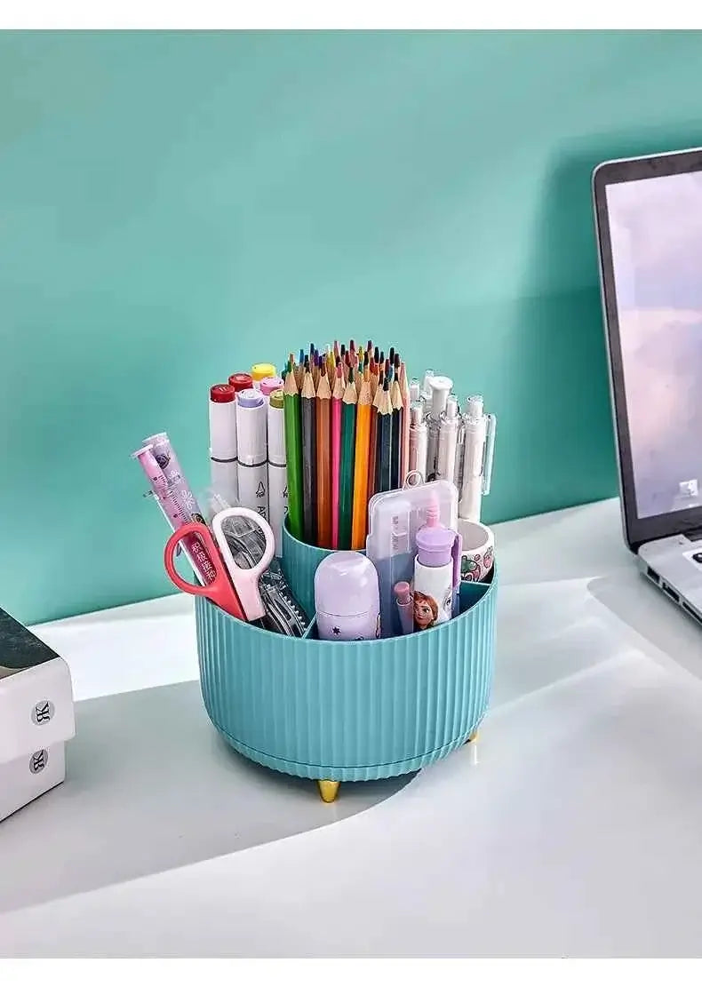 Rotating Desktop Cosmetic Brush Holder