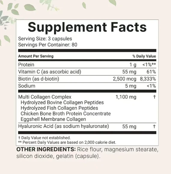 Collagen Boost Capsules by Pampering Heaven