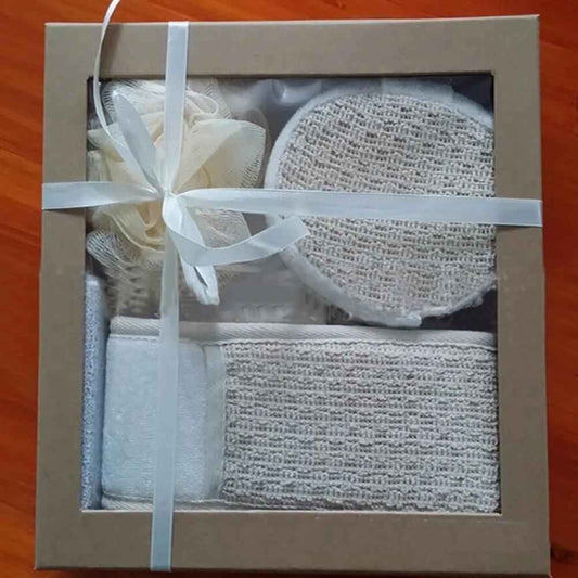 Spa Foot Pamper Kit with Scrub Tools