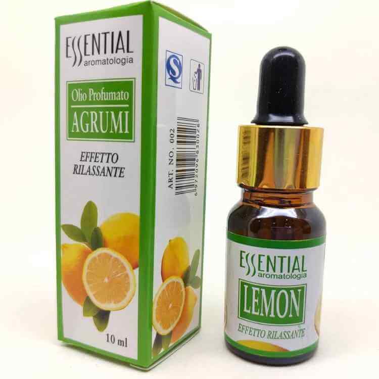 Essential oil for humidifiers - Lemon scented natural aromatherapy essential oil in a dropper bottle.