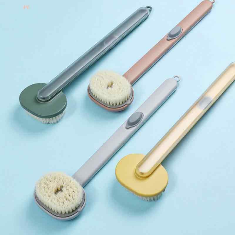 Long-Handled Liquid Bath Brush for Exfoliating Massage