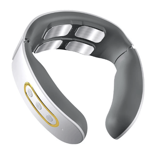 Intelligent cervical massage device designed for neck and shoulder relaxation and relief from muscle tension.
