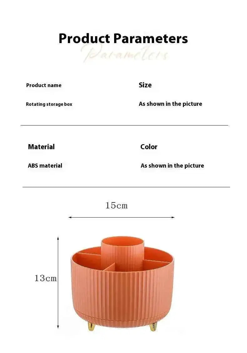 Rotating Desktop Cosmetic Brush Holder