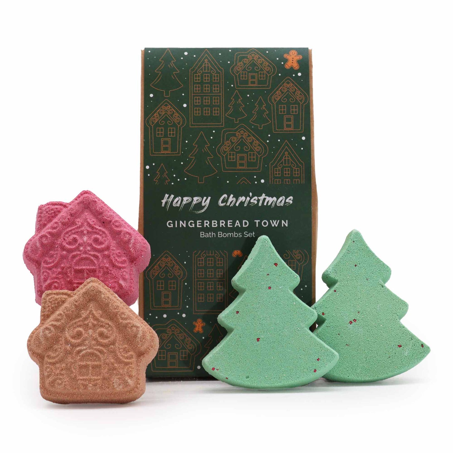 Gingerbread Town Christmas Bath Bomb Gift Set