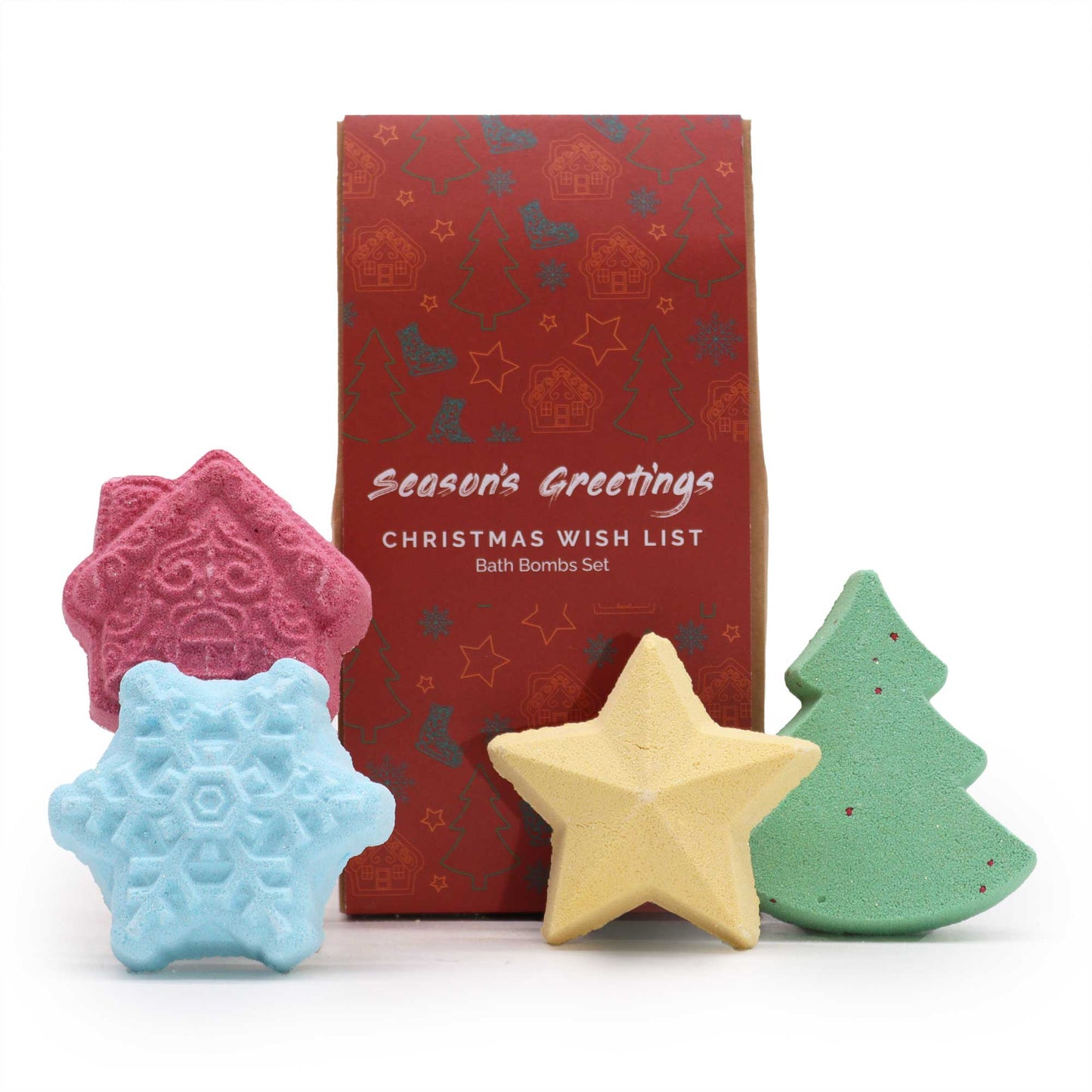 Christmas Wish List Christmas Bath Bomb Gift Set