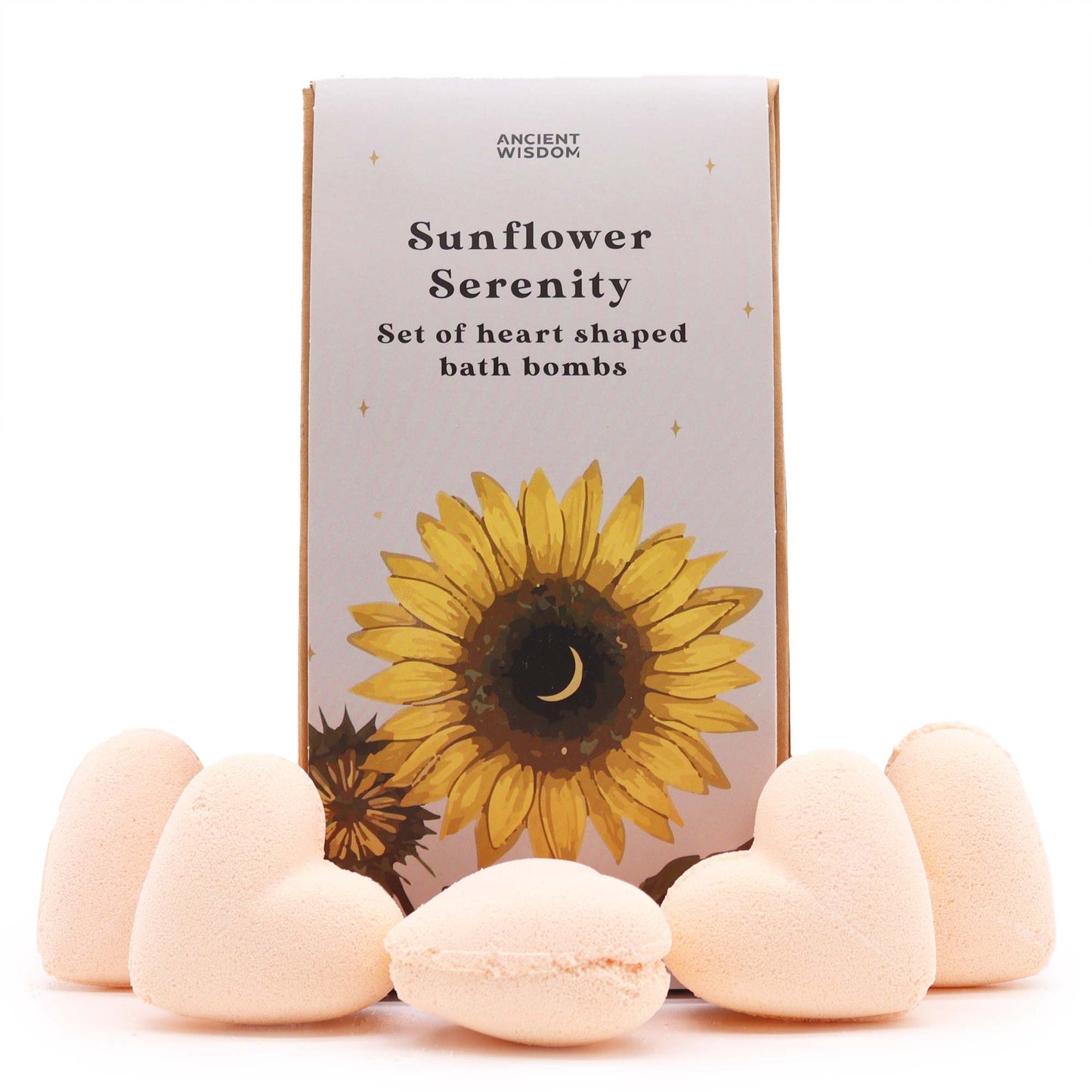 Sunflower Serenity Bath Heart Gift Set