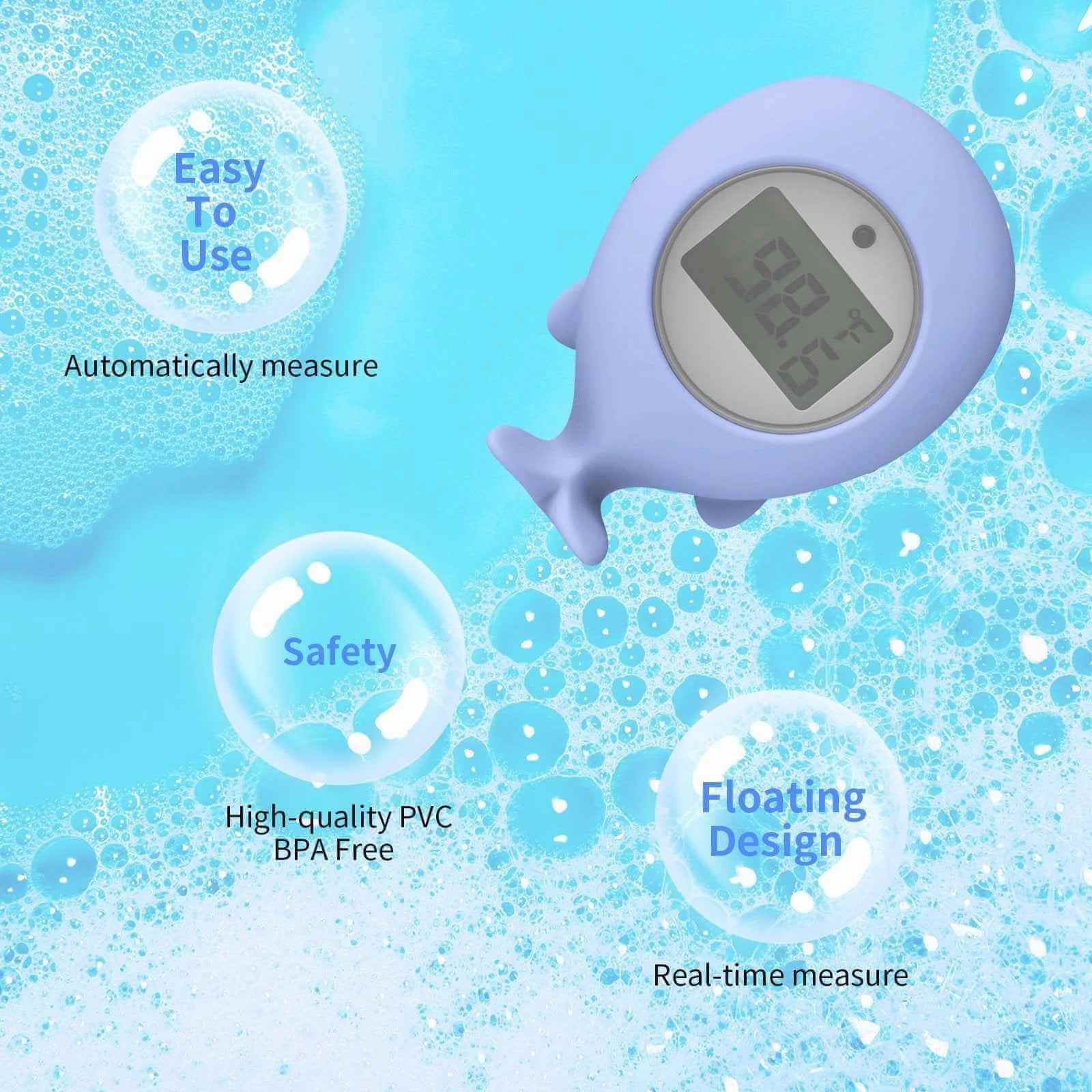 Children's Bath Liquid Crystal Thermometer
