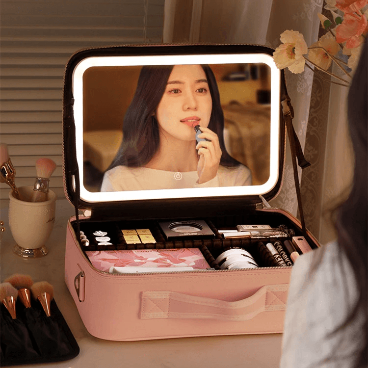 Smart LED Cosmetic Case by Pampering Heaven