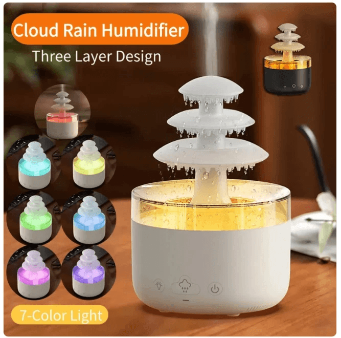 Cloud Rain Aromatherapy Humidifier by Pampering Heaven