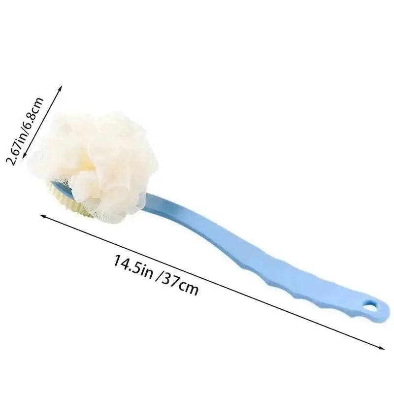 Soft-Bristled Long Handled Bath Brush for Adults