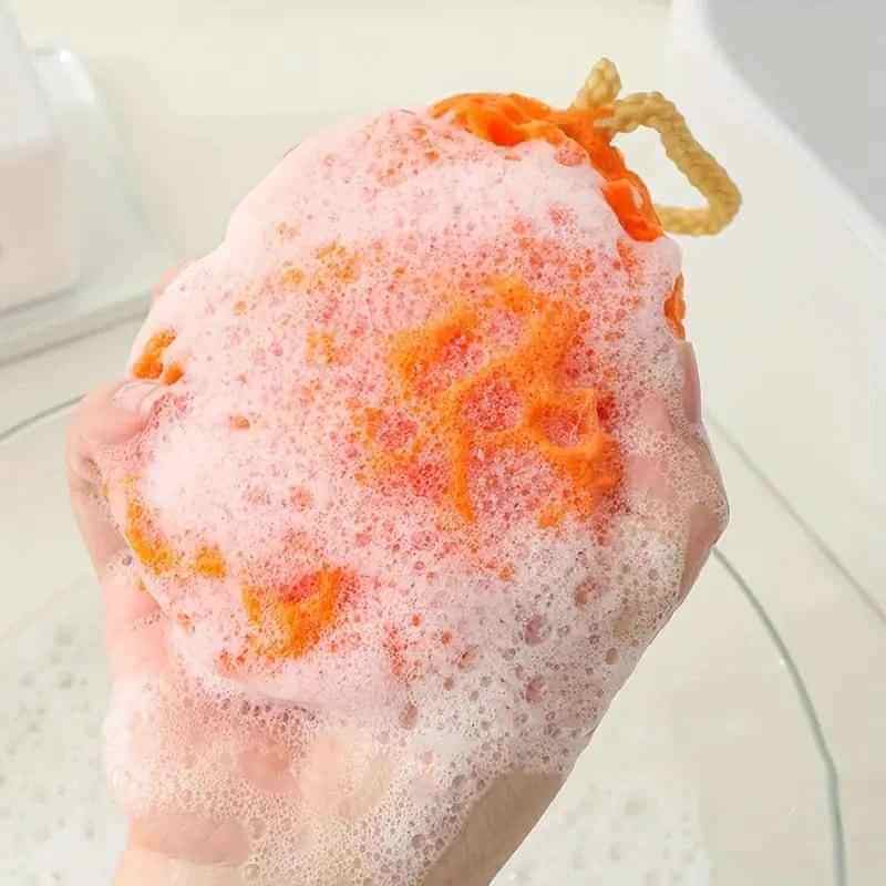 New Honeycomb Bath Ball - Super Soft Sponge for Kids