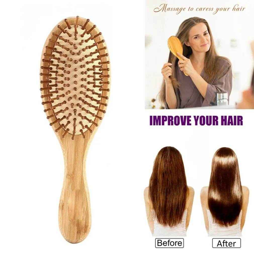 Carbonized Bamboo Massage Comb