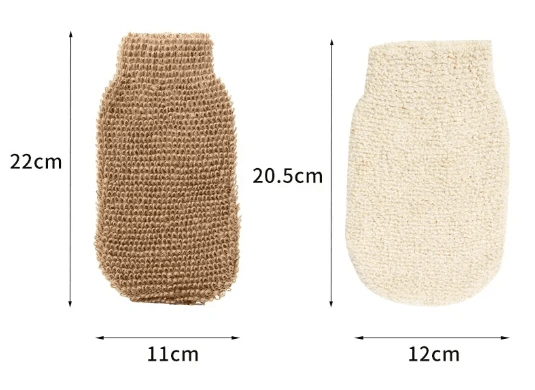 Natural Jute Exfoliating Gloves by Pampering Heaven