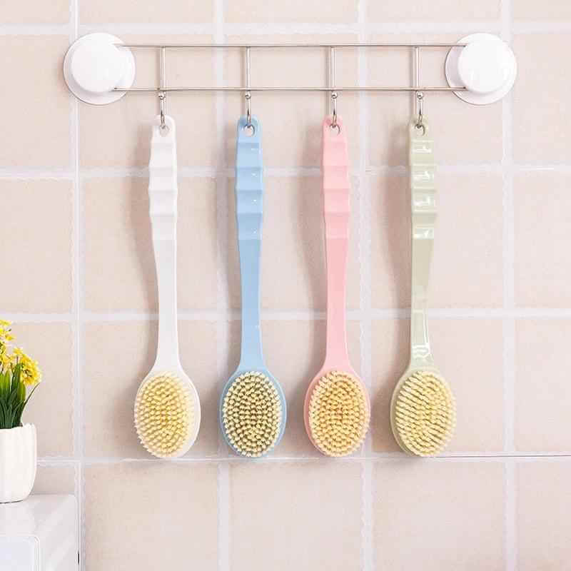 Long Handle Bath Brush with Soft Bristles for Exfoliating