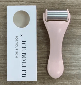 Facial beauty massage tool next to its box, designed for soothing and rejuvenating skin.