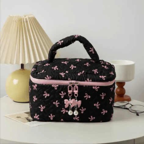 Bow Clutch Cosmetic Bag by Pampering Heaven