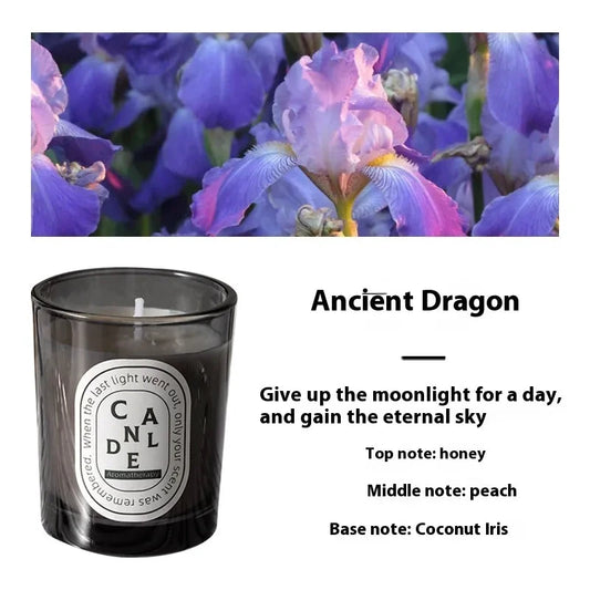 Aromatherapy Colored Candle Glass by Pampering Heaven