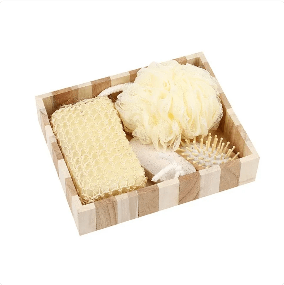 Wooden Barrel Bath Gift Set by Pampering Heaven