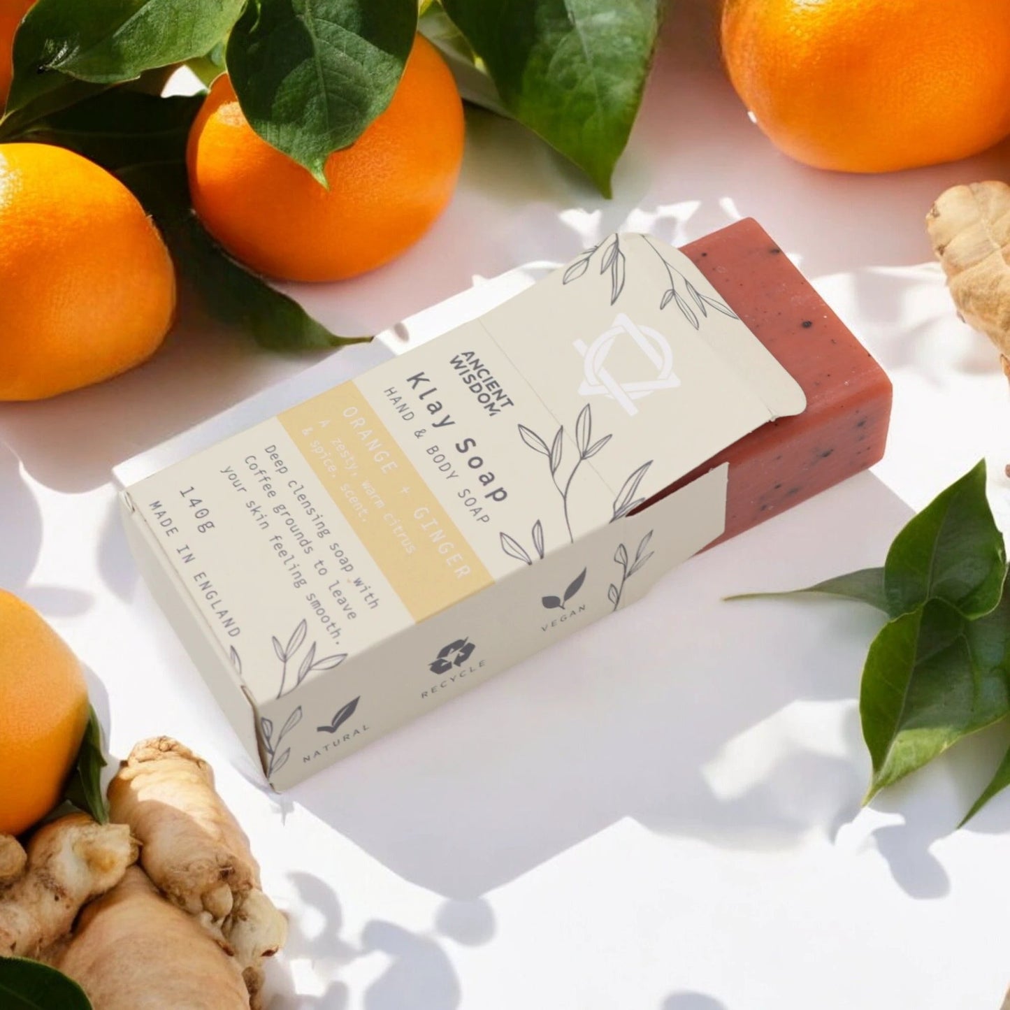 Klay Soap - Orange and Ginger by AW Dropship UK