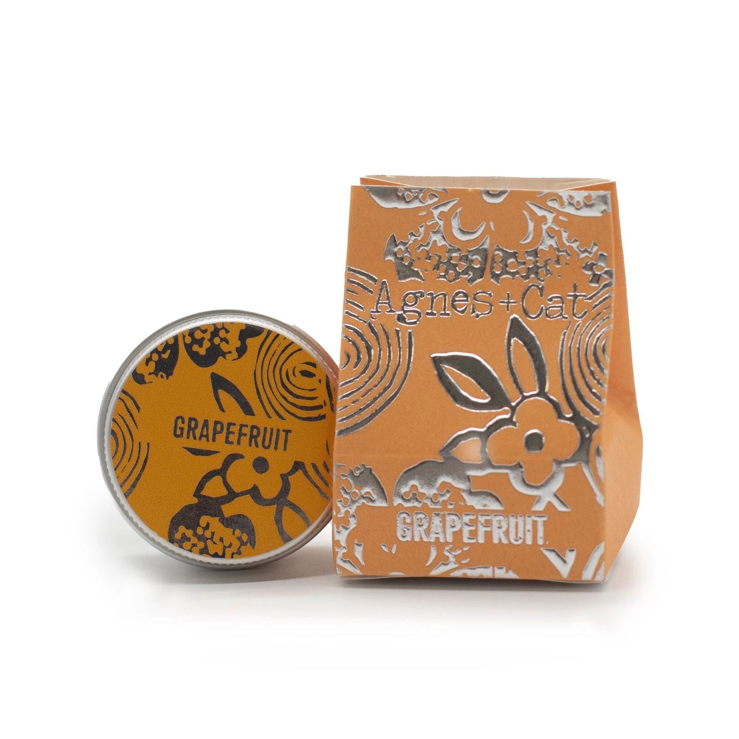 Agnes Cat Grapefruit Lip Balm Hand Poured in the UK Citrus Fresh Lip Care for Everyday Use by AW Dropship UK