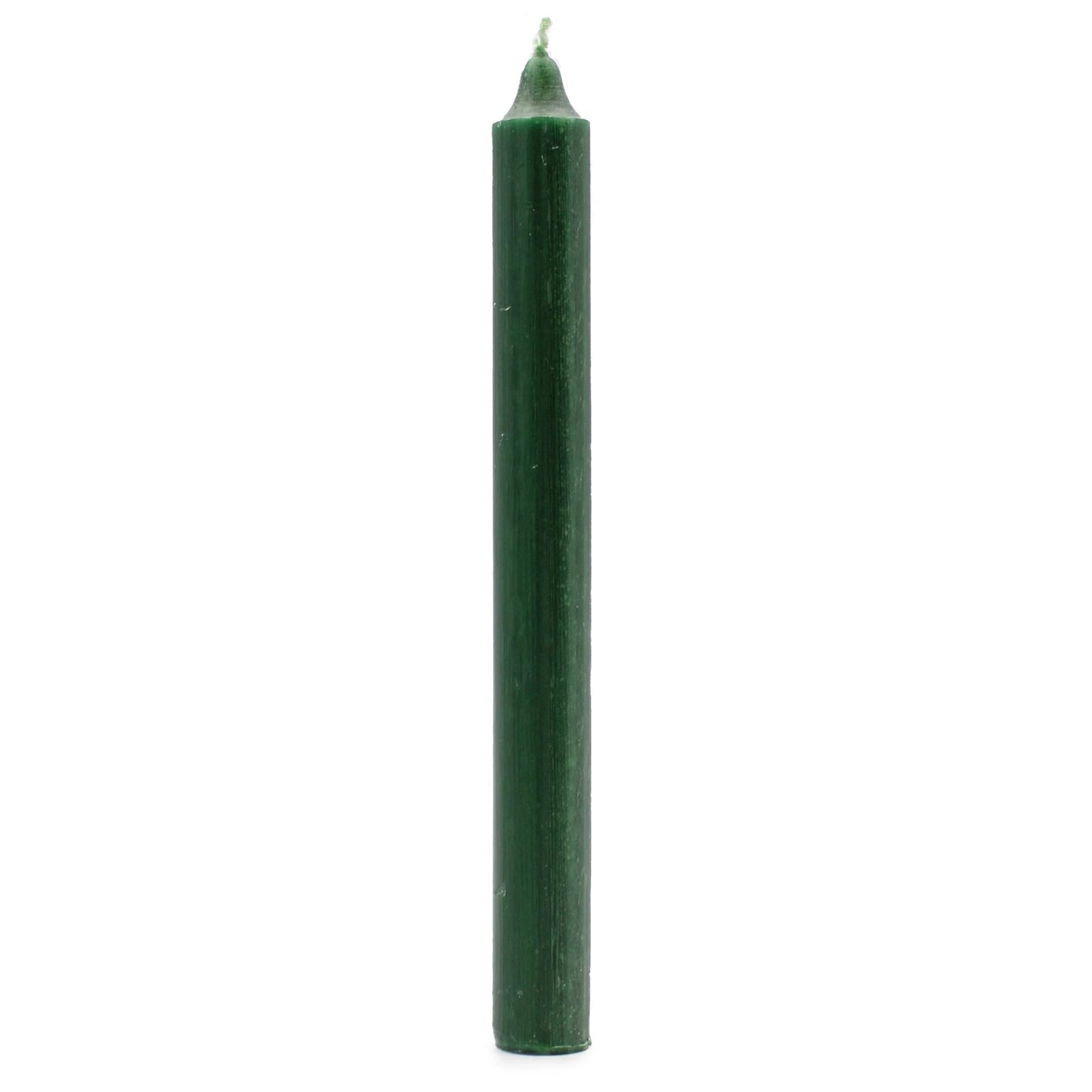 Solid Colour Dinner Candles - Rustic Holly Green - Pack of 5 by AW Dropship UK