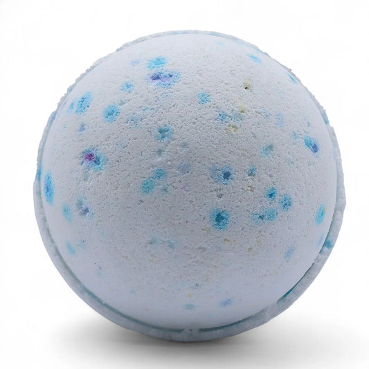 Set of 3 Ocean Bath Bombs 180g Each Handcrafted in the UK Soft White with Blue and Aqua Swirls by AW Dropship UK