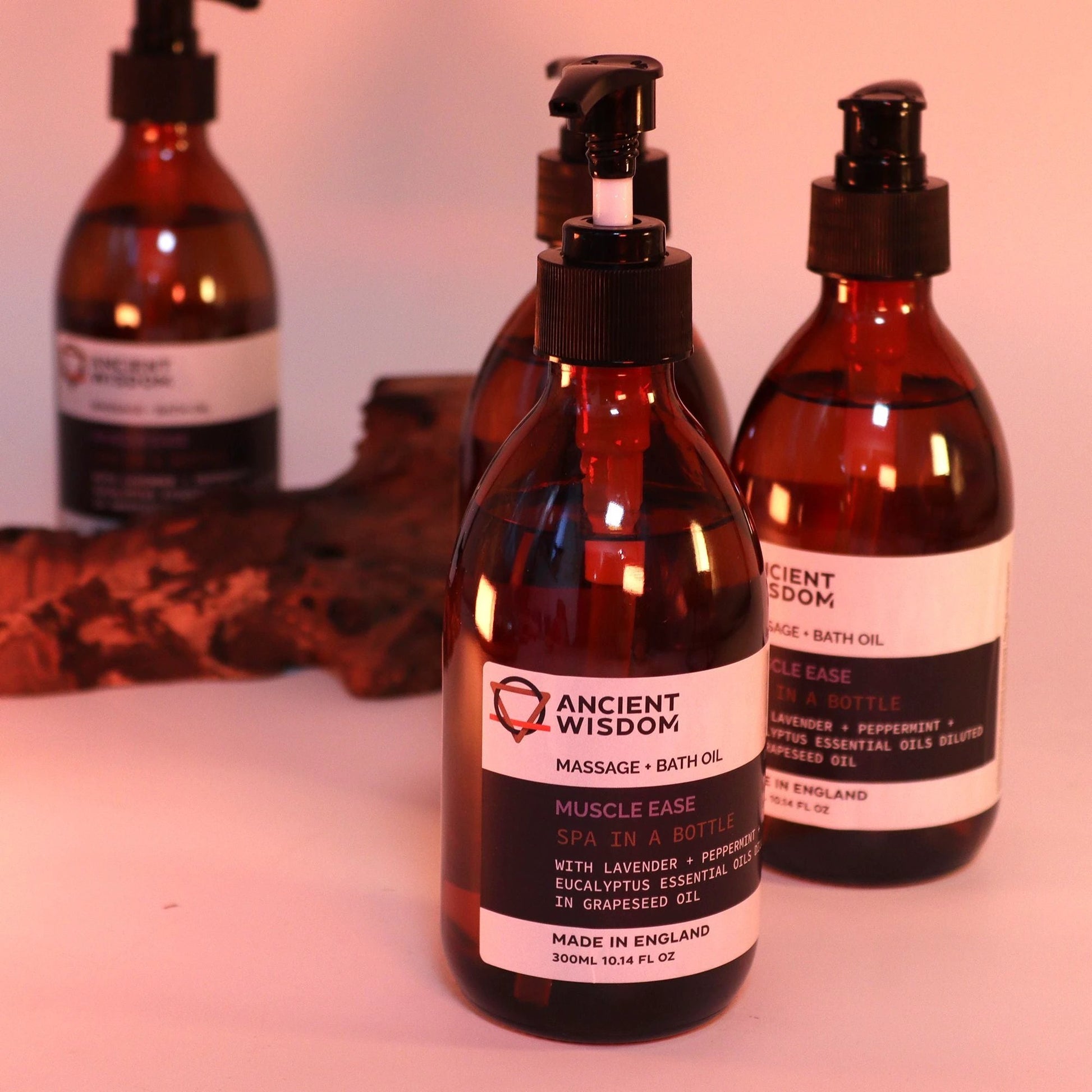 Aromatherapy Massage and Bath Oil - Muscle Ease 300ml by AW Dropship UK