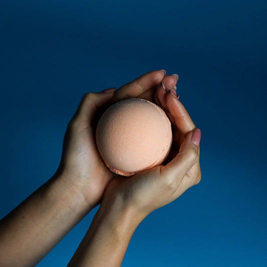 Set of Three Tangerine and Grapefruit Bath Bombs 180g Each Handmade in the UK Indulgent Citrus Scent by AW Dropship UK