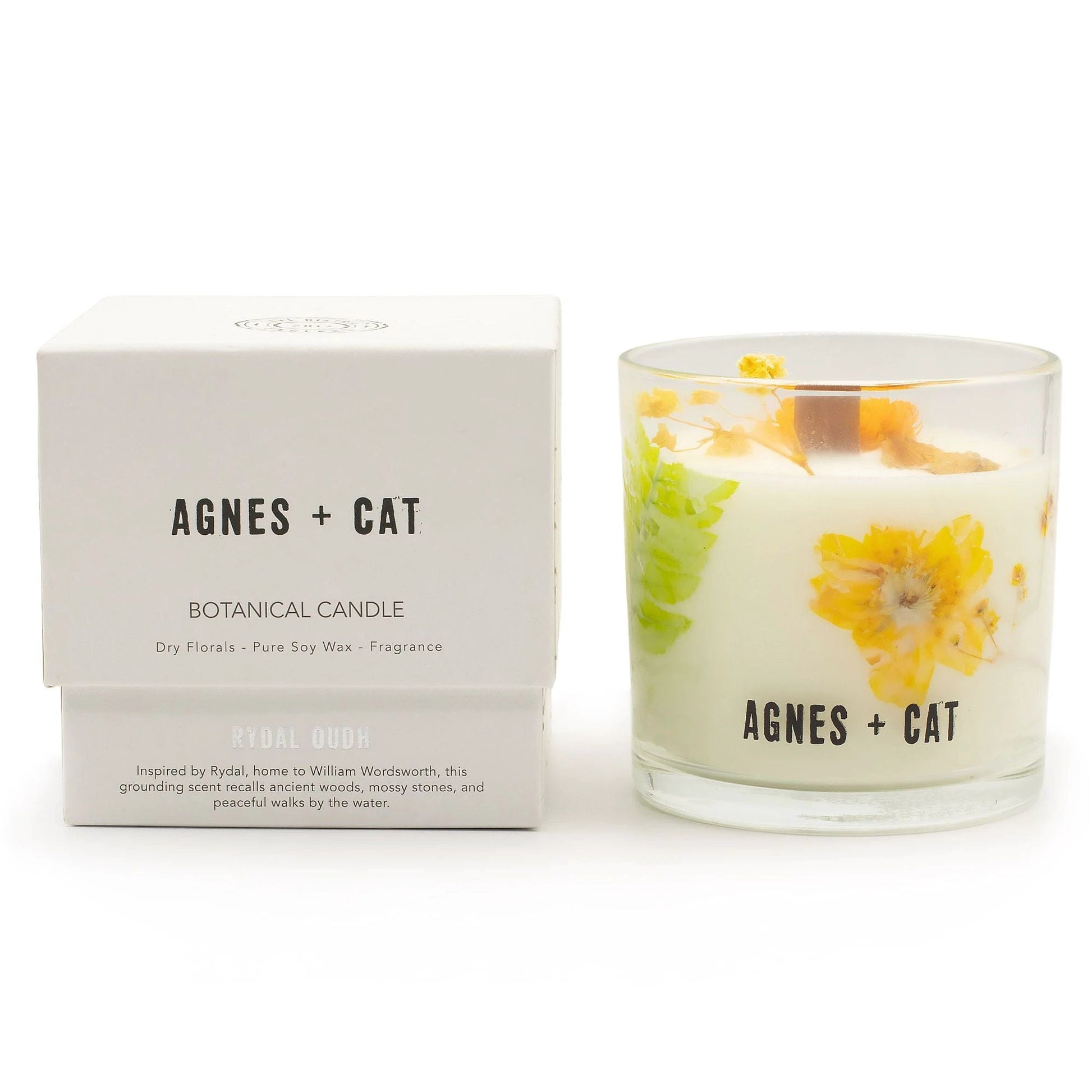 Agnes + Cat Botanical Soy Wax Candle - Rydal Oudh by AW Dropship UK