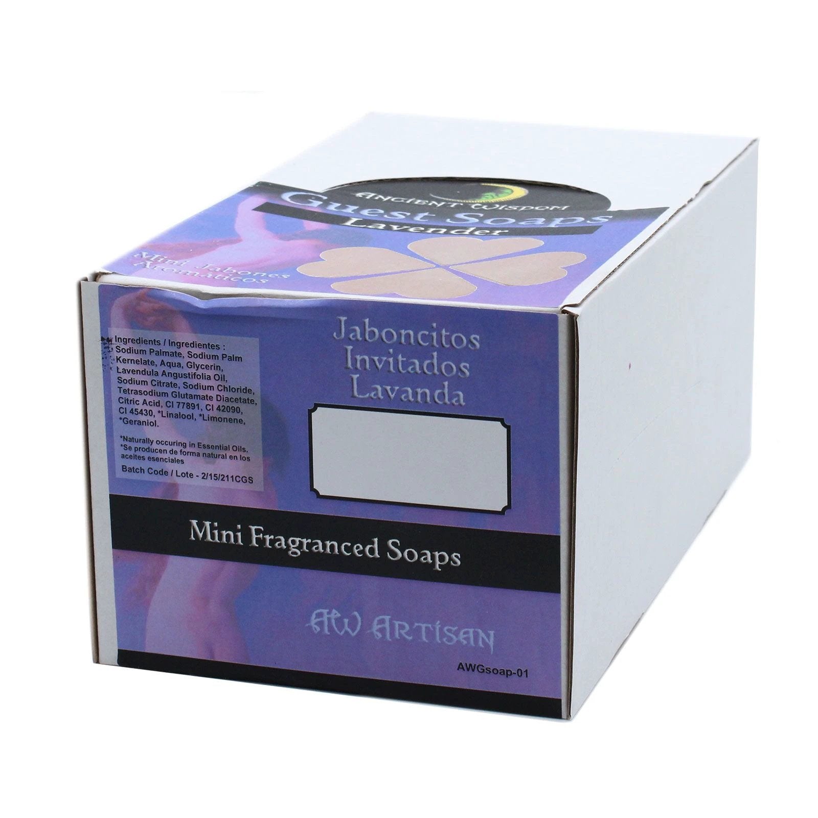 Heart Guest Soap - Lavender by AW Dropship UK