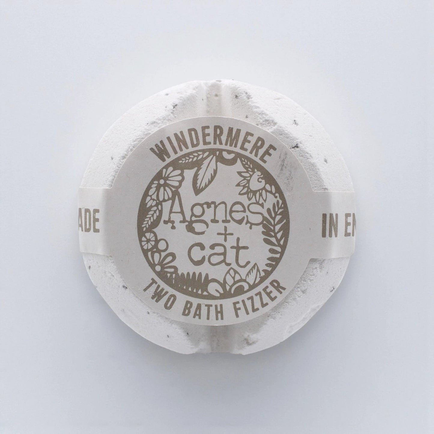 Agnes And Cat Bath Fizzer Windermere Handcrafted In Sheffield With Cocoa Butter And British Fragrance Oils by AW Dropship UK