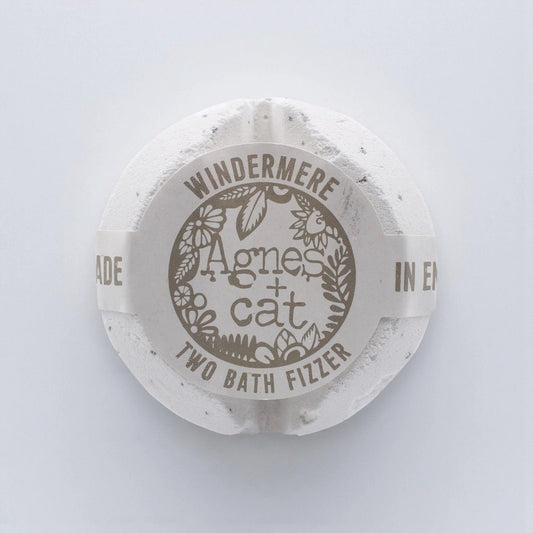 Agnes And Cat Bath Fizzer Windermere Handcrafted In Sheffield With Cocoa Butter And British Fragrance Oils by AW Dropship UK