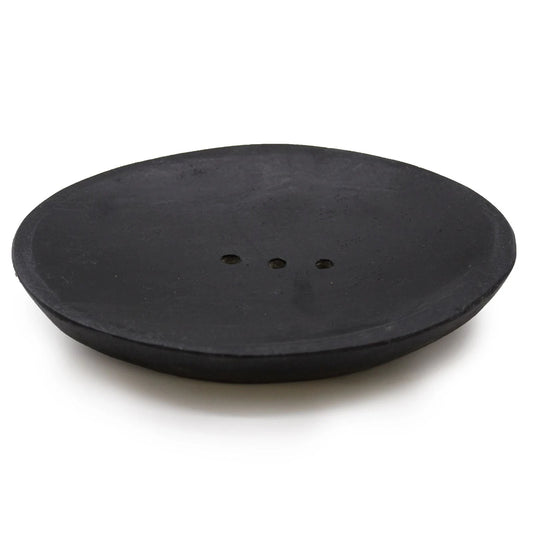 Oval Black Marble Soap Dish by AW Dropship UK