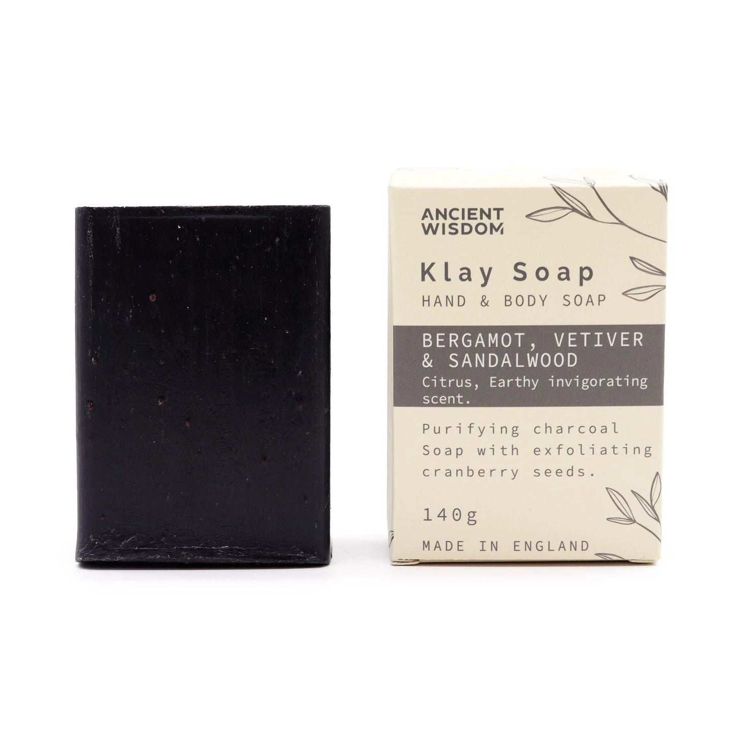 Klay Soap - Bergamot & Sandalwood by AW Dropship UK