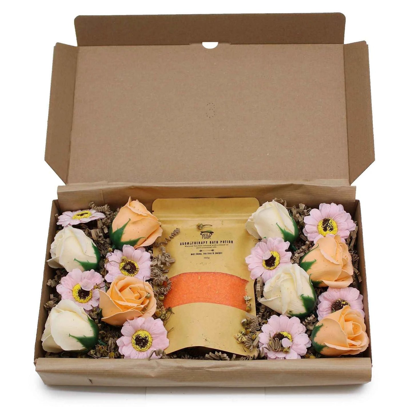 Total Detox Bath Salt & Soap Flower Gift Set