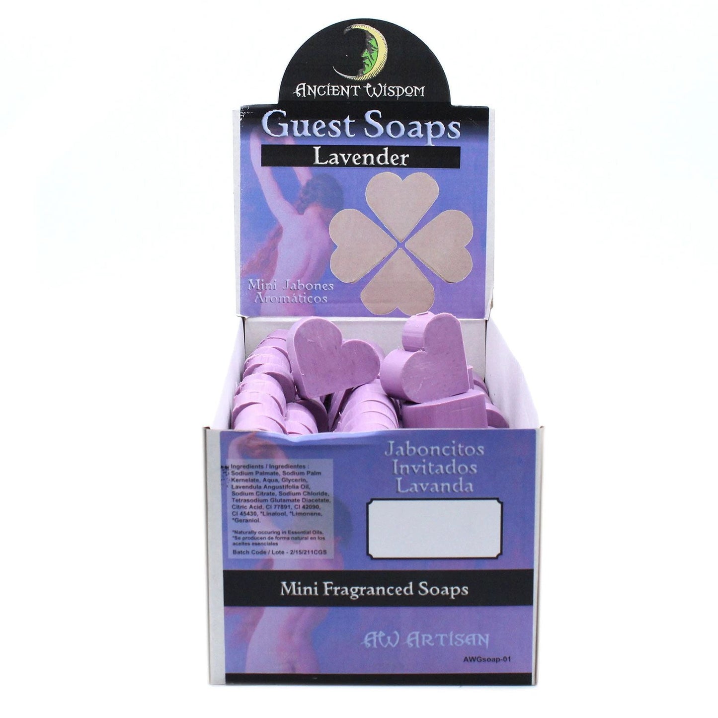 Heart Guest Soap - Lavender by AW Dropship UK