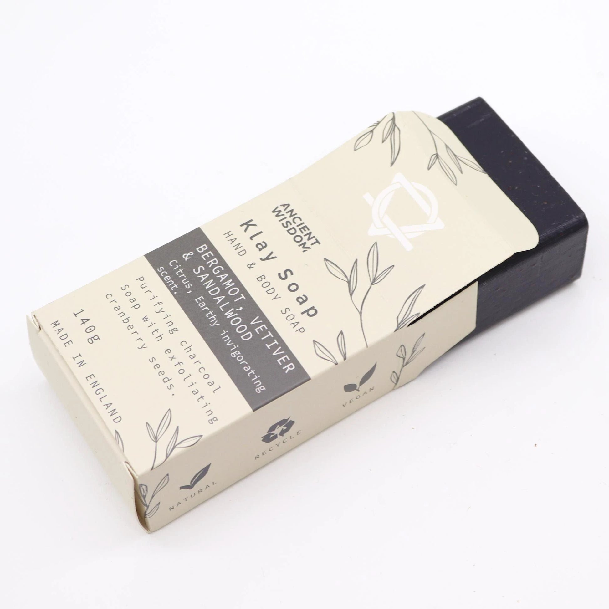 Klay Soap - Bergamot & Sandalwood by AW Dropship UK
