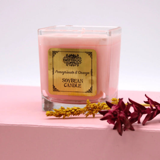 Soybean Candles - Pomegranate & Orange by AW Dropship UK