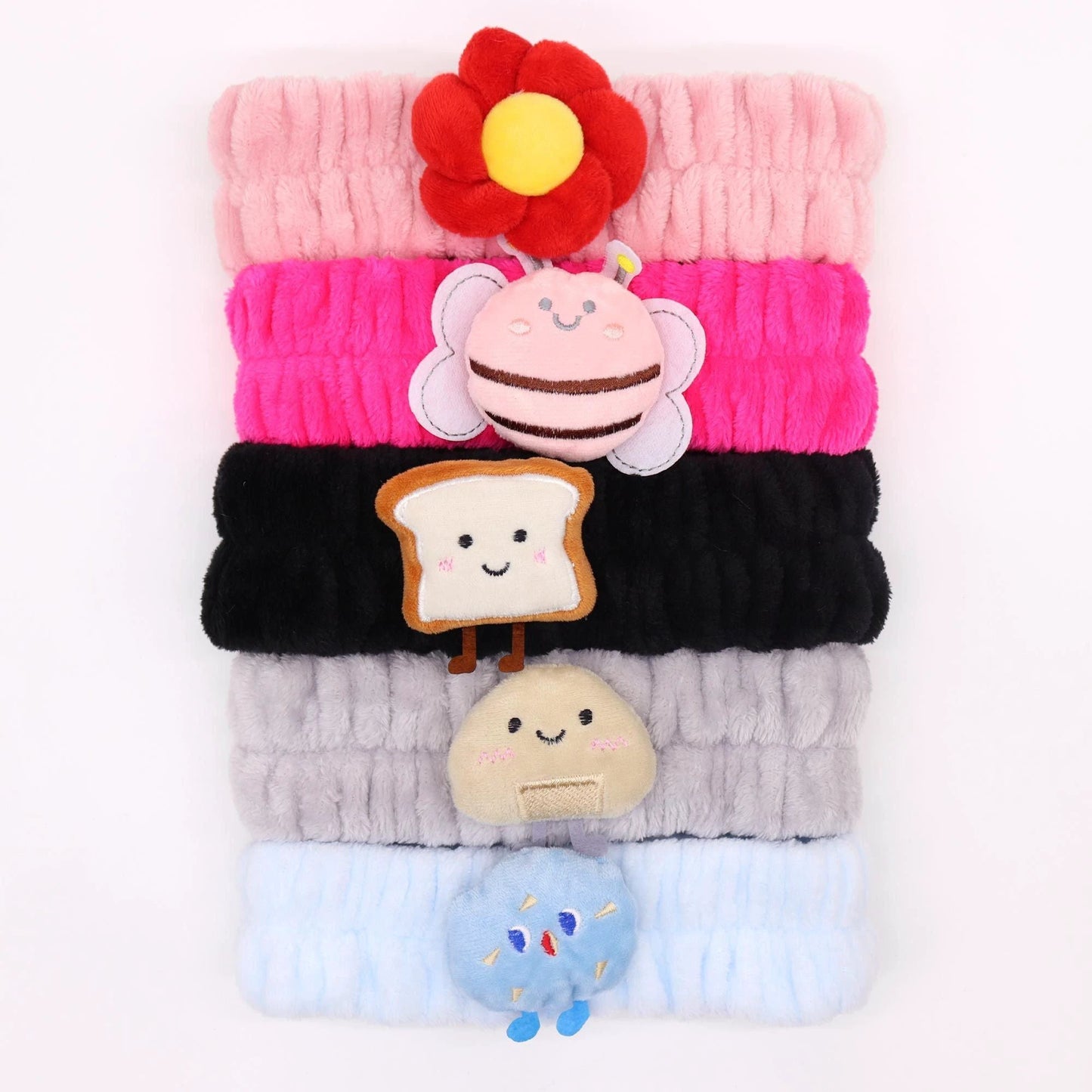 Cute Makeup Headbands - Toast & Friends (assorted) by AW Dropship UK
