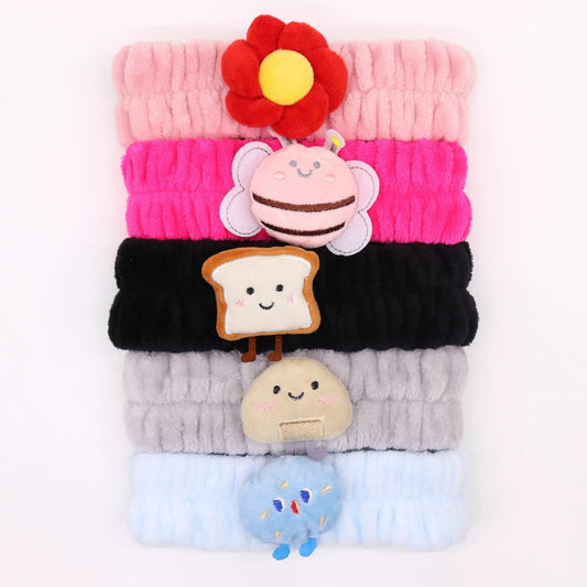 Cute Makeup Headbands - Toast & Friends (assorted) by AW Dropship UK